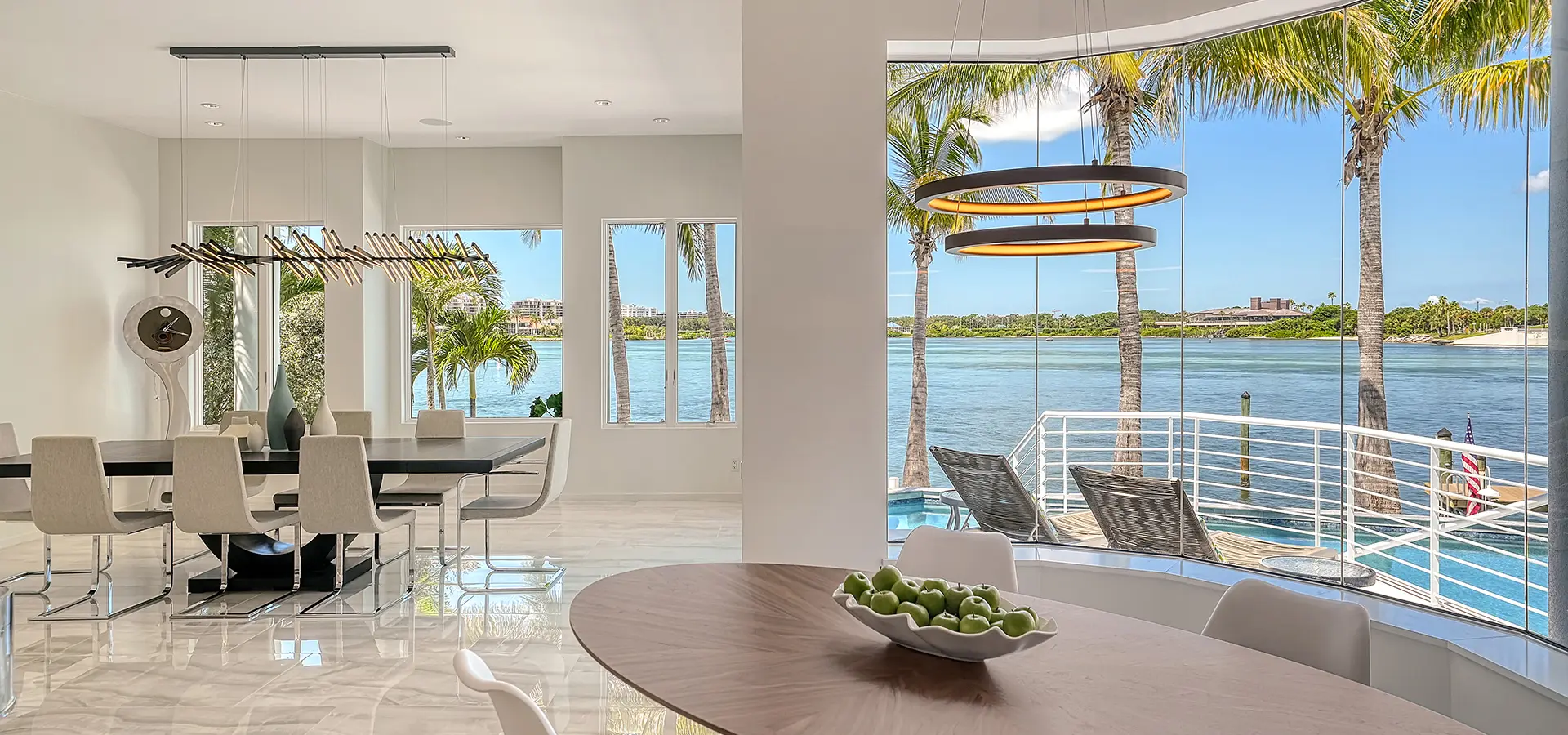 contemporary home staging on Lido Shores Sarasota
