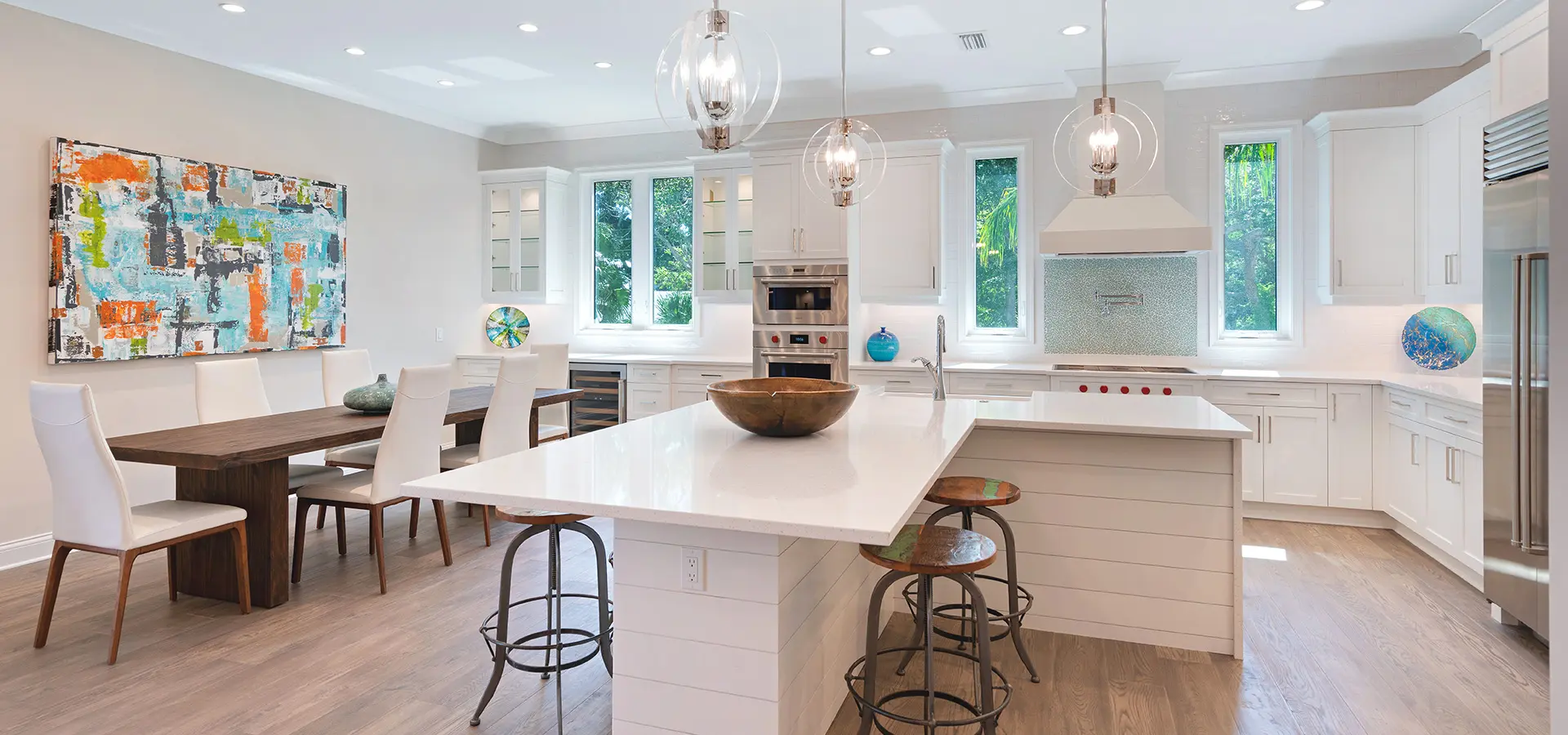 Contemporary Spec Home Staging in Paradise Shores West of Trail Sarasota