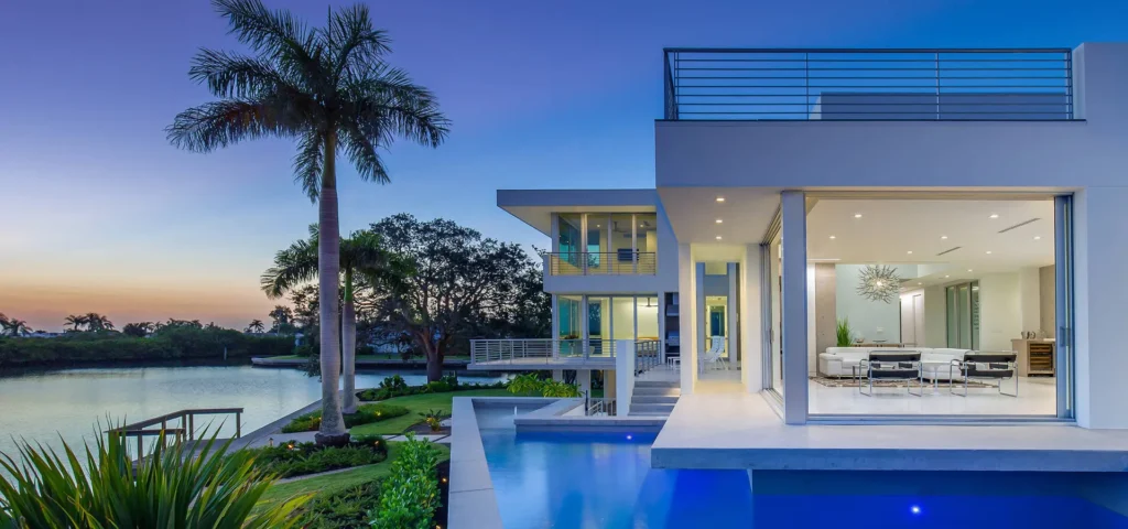 Luxury Modern Home Staging on Longboat Key
