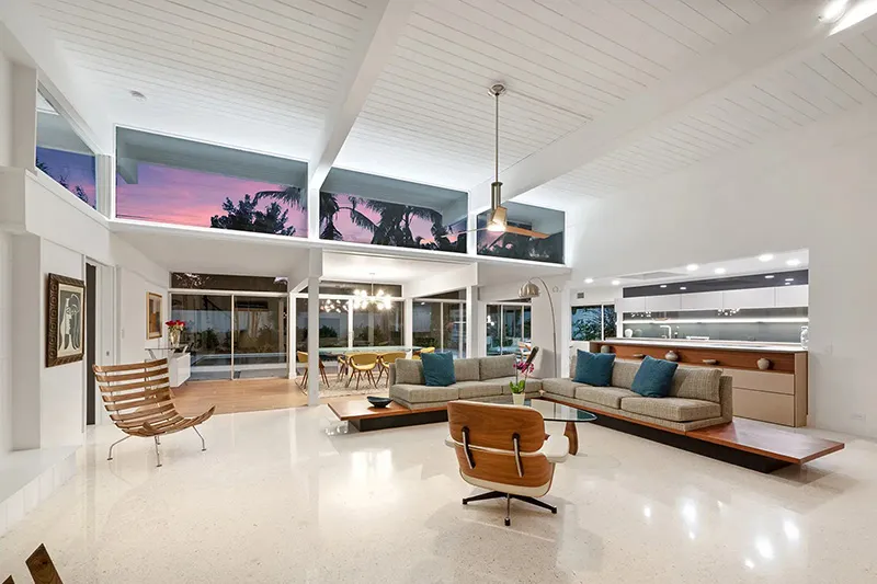 Waterfront home staging project in Sarasota