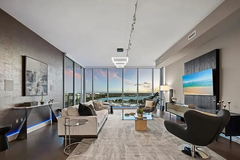 Condo staging project in Downtown Sarasota VUE