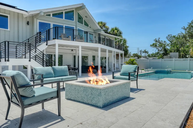 Lido Key waterfront outdoor staging
