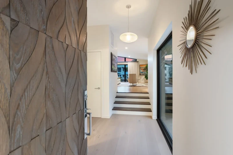 Modern Sarasota home entryway interior